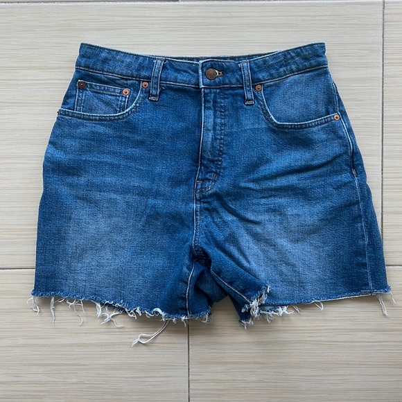 Madewell Curvy High Rise Denim Jean Shorts - Picture 1 of 2